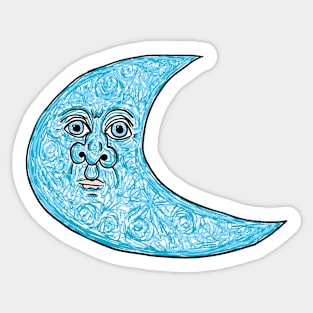 Moon Dude Sticker